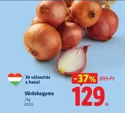Lidl Vöröshagyma ajánlat