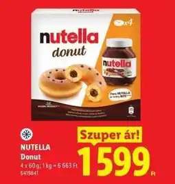 Lidl NUTELLA Donut ajánlat
