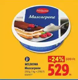 Lidl MILBONA Mascarpone ajánlat