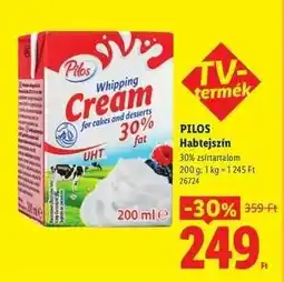 Lidl Pilos Habtejszín ajánlat