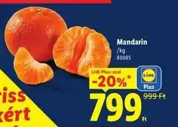 Lidl Mandarin ajánlat