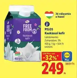 Lidl PILOS Kaukázusi kefir ajánlat