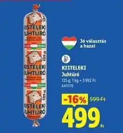 Lidl KISTELEKI Juhtúró ajánlat