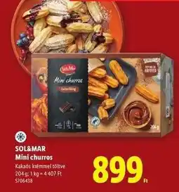 Lidl Sol&Mar Mini churros ajánlat