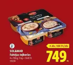 Lidl SOL&MAR ajánlat