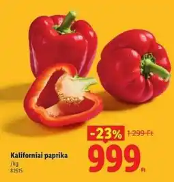 Lidl Kaliforniai paprika ajánlat