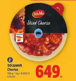 Lidl SOL&MAR Chorizo ajánlat