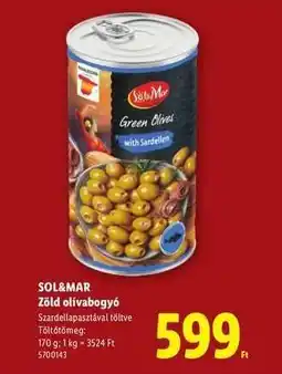 Lidl SOL&MAR ajánlat