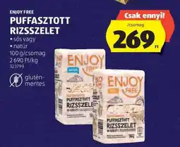 ALDI ENJOY FREE PUFFASZTOTT RIZSSZELET ajánlat