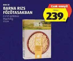 ALDI BON-RI Barna Rizs Főzőtasakban ajánlat