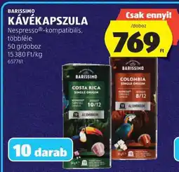 ALDI BARISSIMO KÁVÉKAPSZULA ajánlat