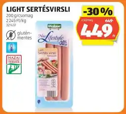 ALDI LIGHT SERTÉSVIRSLI ajánlat
