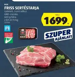 ALDI PICK Friss sertéstarja ajánlat