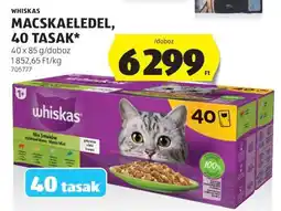 ALDI Whiskas Macskaeledel, 40 tasak ajánlat