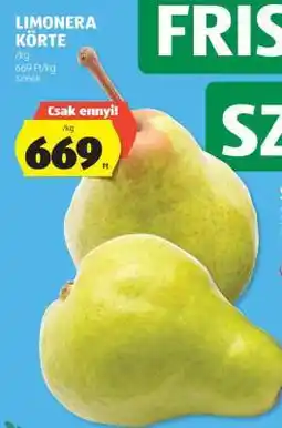 ALDI Limonera körte ajánlat