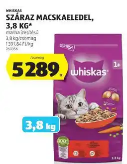 ALDI Whiskas Száraz Macskaeledel, 3,8 kg ajánlat