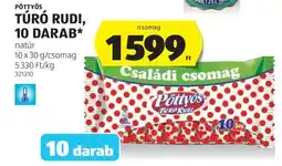 ALDI Pöttyös Túró Rudi, 10 darab ajánlat