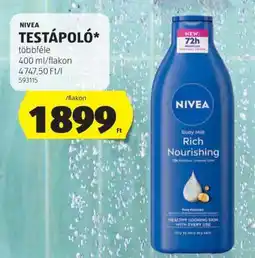 ALDI NIVEA testápoló ajánlat