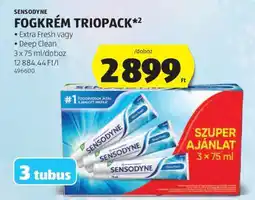 ALDI Sensodyne Fogkrém Triopack ajánlat