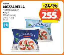 ALDI Cucina Mozzarella ajánlat