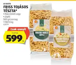 ALDI LE GUSTO FRISS TOJÁSOS TÉSZTA ajánlat