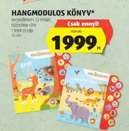 ALDI HANGMODULOS KÖNYV ajánlat