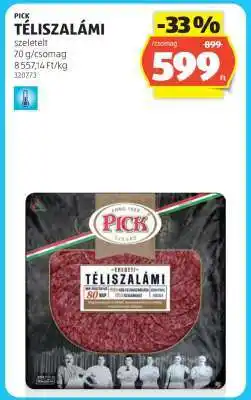 ALDI PICK Téliszalámi ajánlat