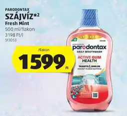 ALDI PARODONTAX SZÁJVÍZ*2 Fresh Mint ajánlat