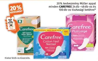 Carefree tisztasági betét