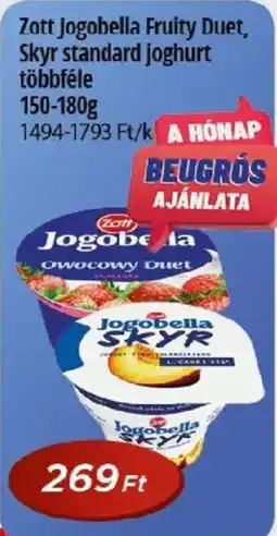 Real zott jogobella fruity duet skyr standard joghurt ajánlat