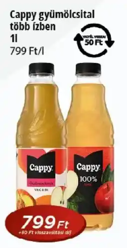 Real Cappy gyümölcsital ajánlat