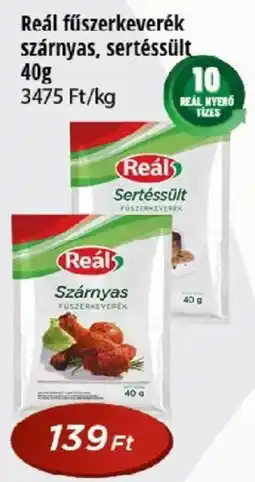 Real Reál fűszerkeverék szárnyas, sertéssült ajánlat