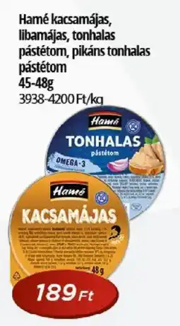 Real Hamé kacsamájas ajánlat