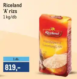 Metro Riceland 'A' rizs ajánlat