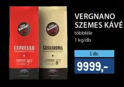 Metro Vergnano szemes kávé ajánlat