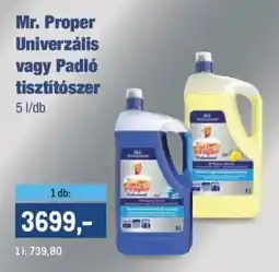 Metro Mr. Proper univerzális vagy padló tisztítószer ajánlat