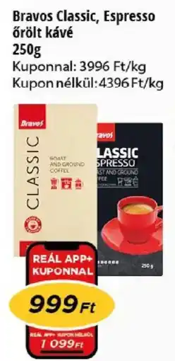 Real Bravos classic espresso ajánlat