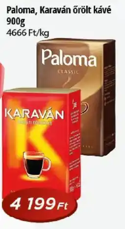 Real Paloma karaván őrült kávé ajánlat