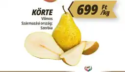 Príma Körte ajánlat