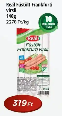 Real Real füstölt frankfurti virsli ajánlat