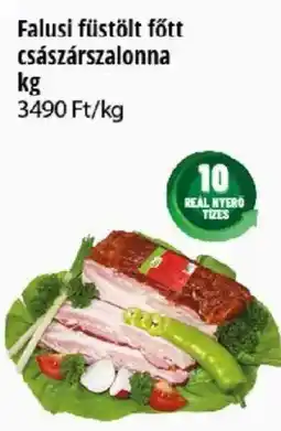 Real Falusi füstölt főtt császársalonna ajánlat