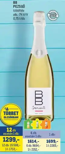 Metro bb pezsgő ajánlat