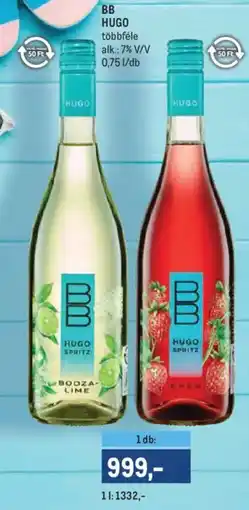 Metro hugo spritz ajánlat