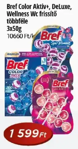 Real Bref color aktiv+ deluxe wellness wc frissítő ajánlat