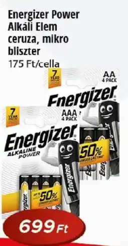 Real Energizer Alkáli Elem ceruza, mikro bliszter ajánlat