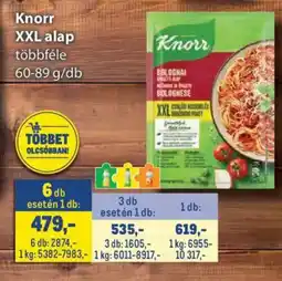 Metro Knorr XXL alap ajánlat