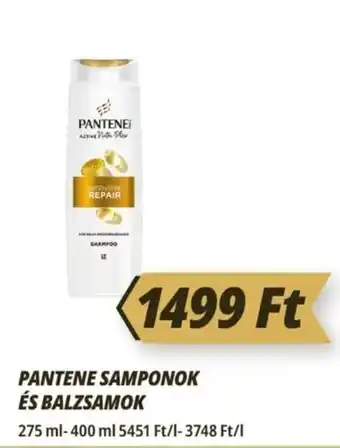 Pantene samponok és balzsamok