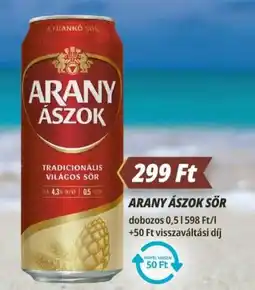 Príma Arany ászok sör ajánlat