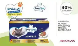 Rossmann PreVital mousse ajánlat