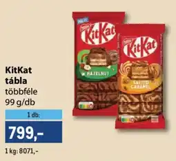 Metro KitKat tábla ajánlat